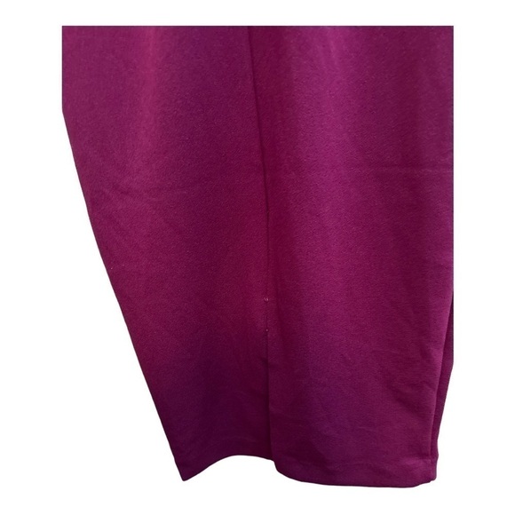 Alexia Admor Olivia Draped Sheath Dress - Plum - Picture 10 of 14